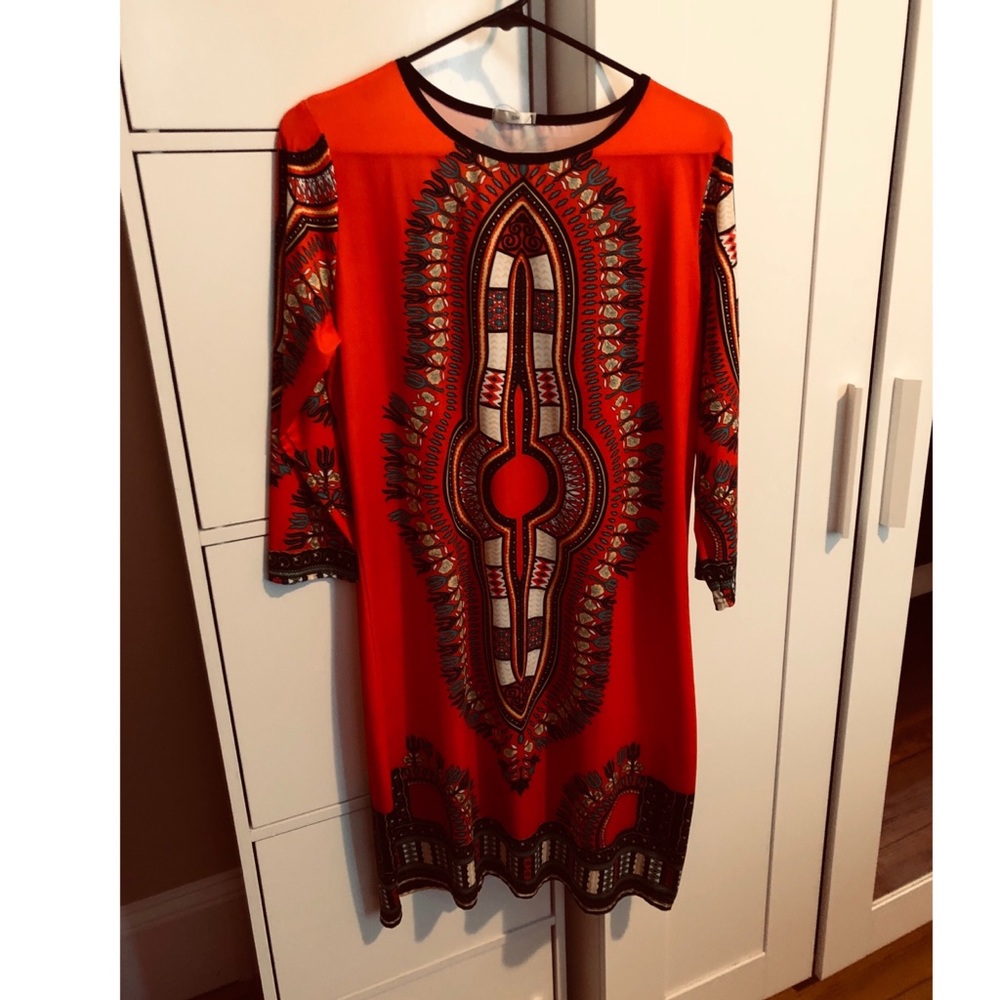Dashiki pant set with long sleeve - Picture 1 of 5